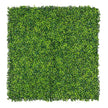 Light English Artificial Boxwood Hedge Panel / Fake Green Wall