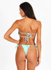 Haut bandeau et bas string Candy LUXE - Vert menthe