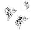 Thistle Silver Stud Earrings