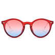 CROSBY | Unisex Fashion Retro Round Horn Rimmed Sunglasses