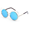 Holland - Pearl-Studded Cut-Out Cat Eye Princess Sunglasses