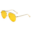 HIDALGO | Metal Oversize Tinted Lens Aviator Sunglasses