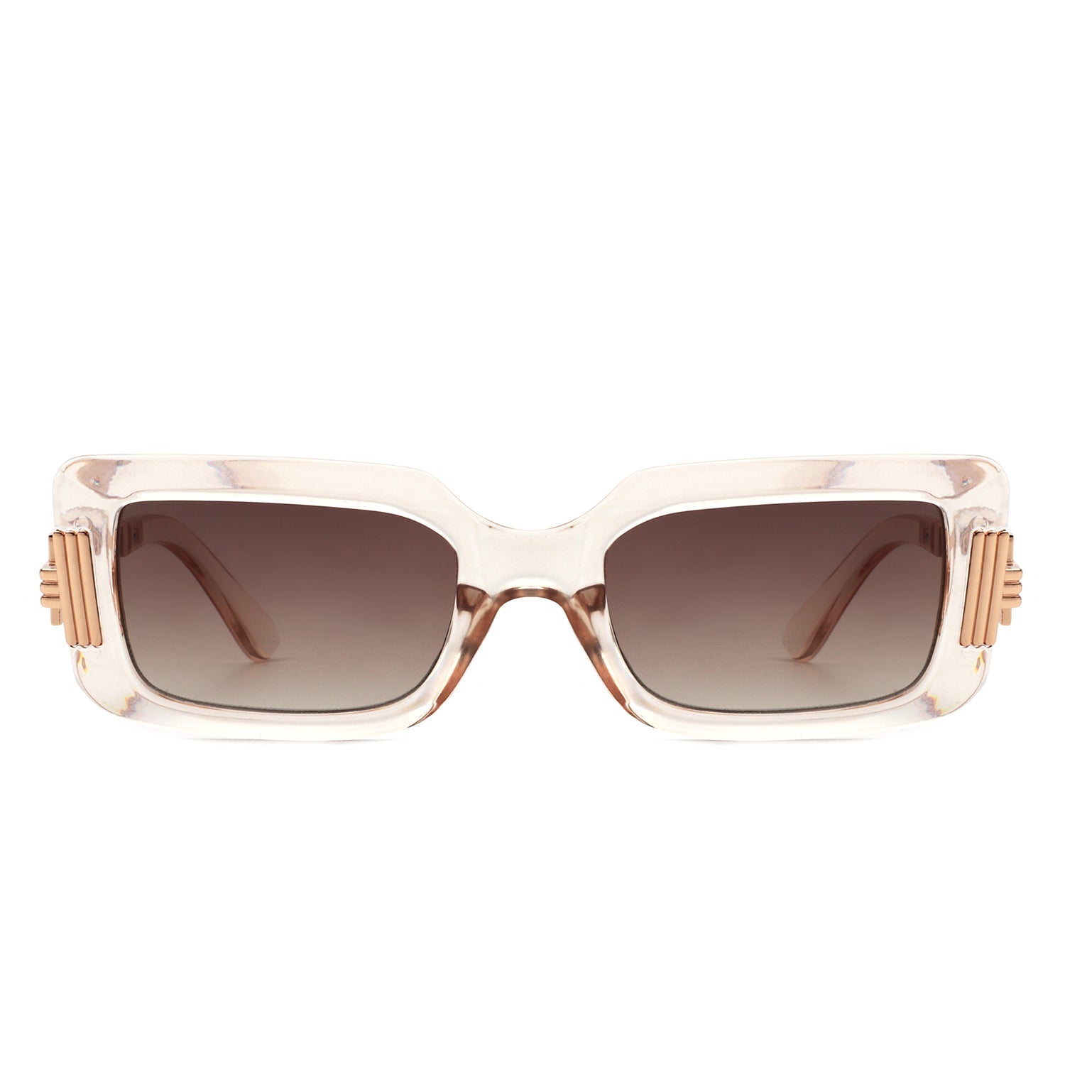 Sylphine - Oversize Sporty Square Chunky Shield Sunglasses