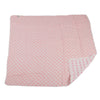 Pink Deer and Primrose Pink Plaid Cotton Muslin Newcastle Blanket