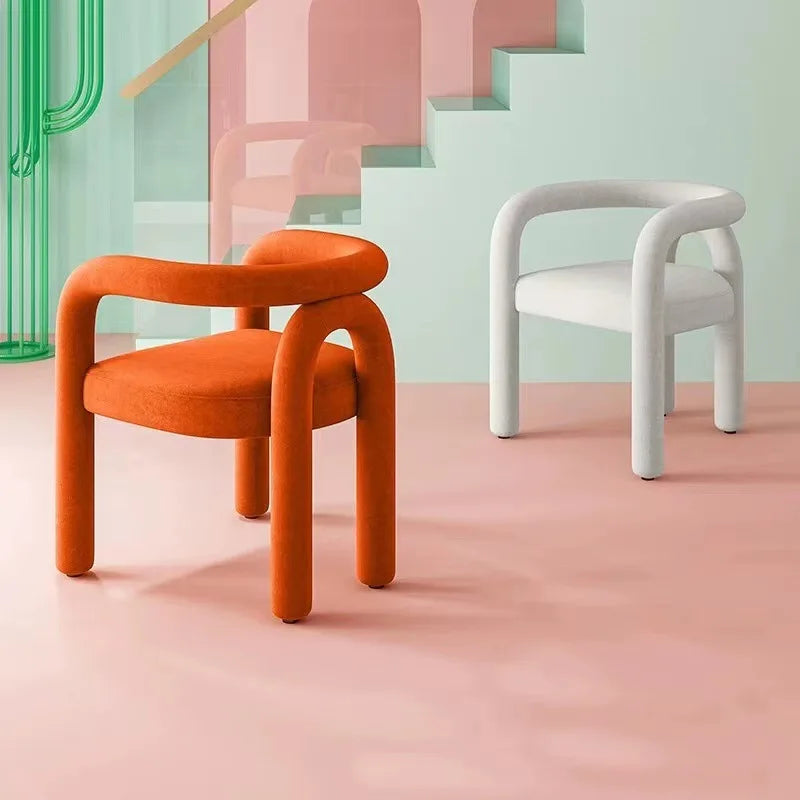 Chaise de vanité avec accoudoirs