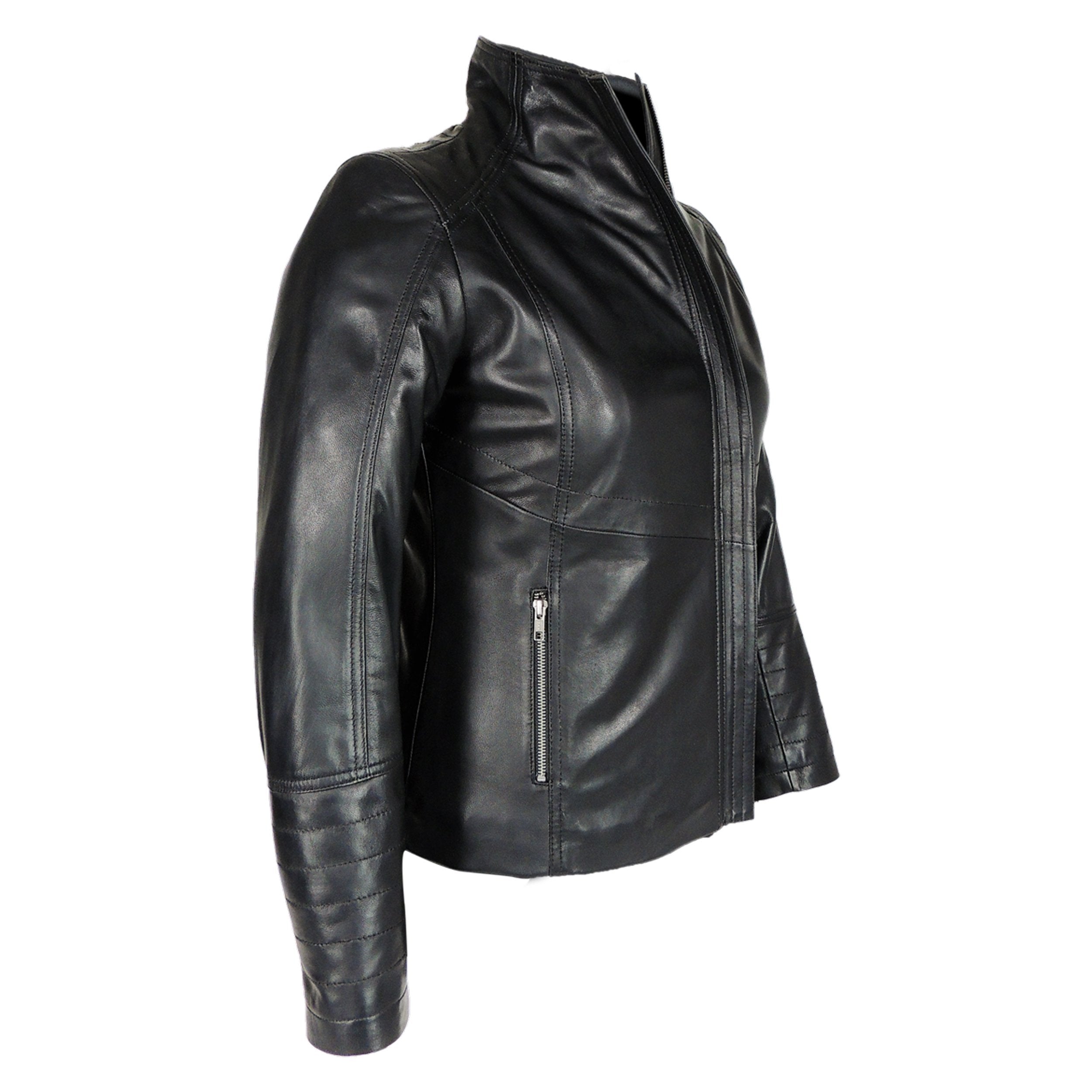 Veste en cuir Arra pour femme