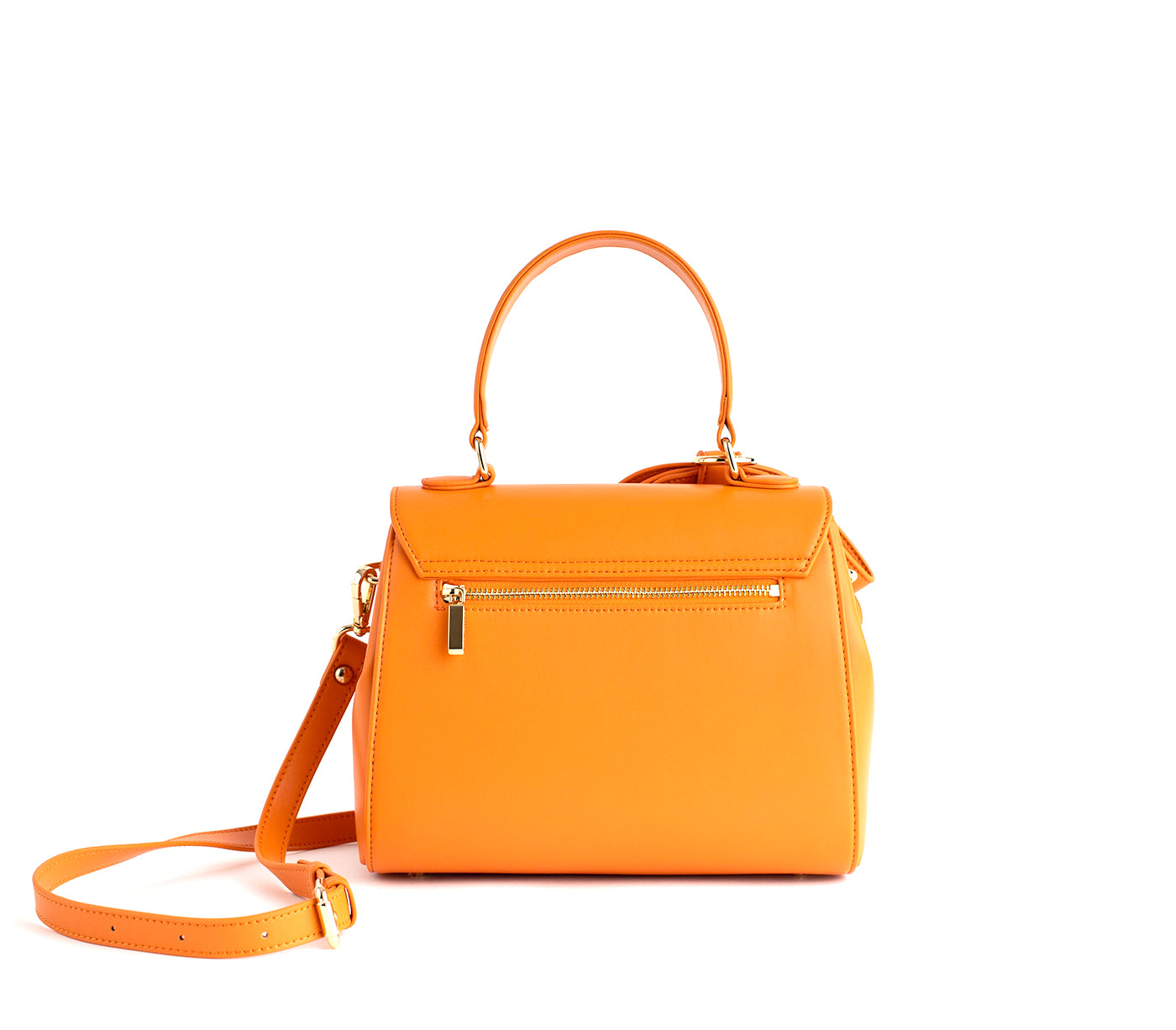 Cottontail - Orange Vegan Leather Bag