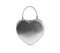 Sweetheart - Silver Vegan Crossbody Bag