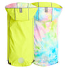 Reversible Raincoat - Neon Yellow With Tie Dye