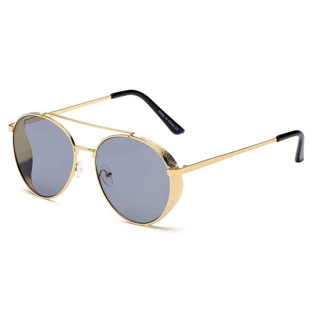 LAREDO | Modern Aviator Brow Bar Aviator Fashion Sunglasses