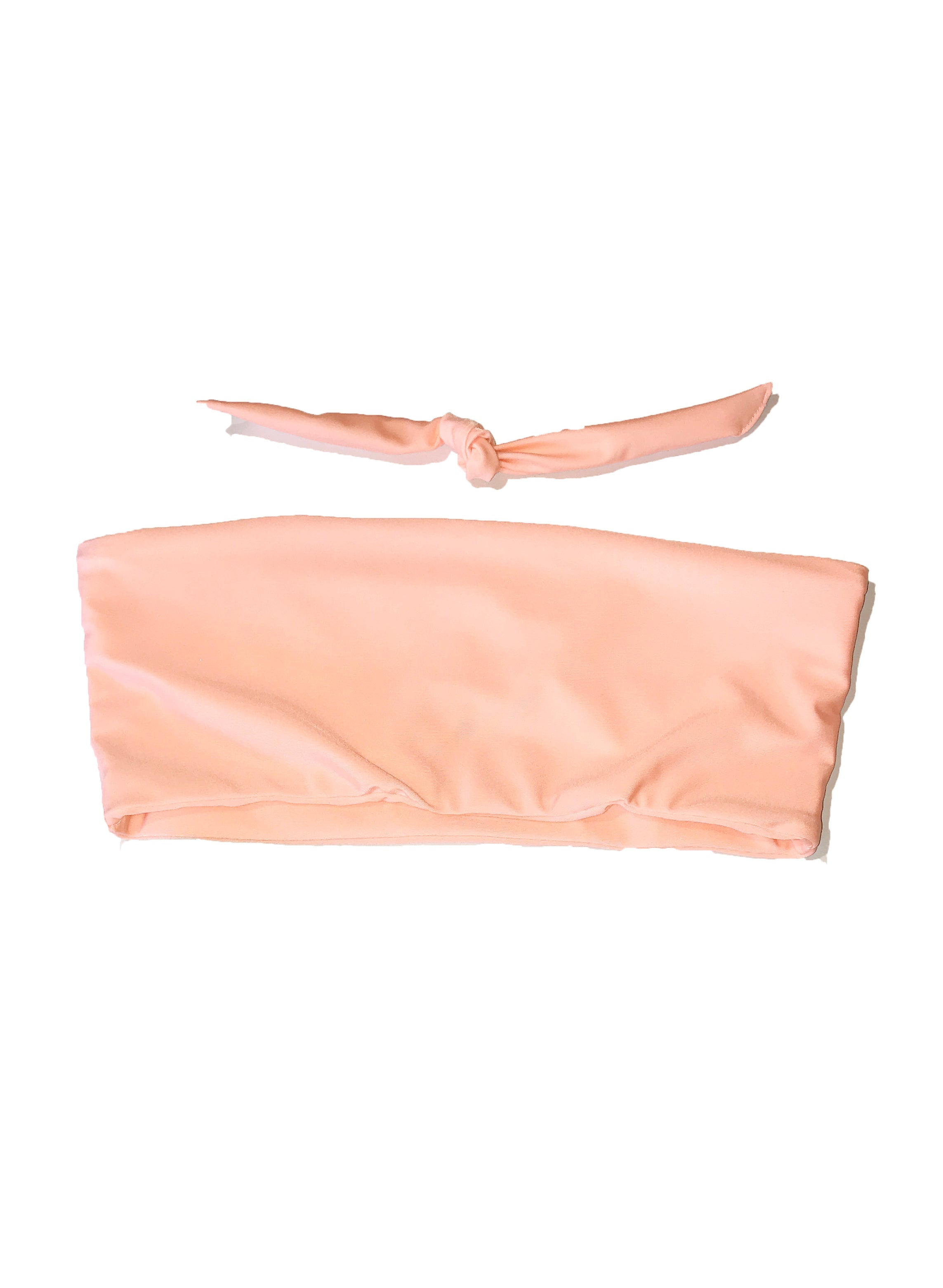 Zoey Bandeau Top - Peach