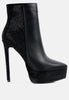 Encanto High Heeled Ankle Boots