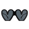 Skylette - Heart Shaped Oversized Party Fashion Sunglasses