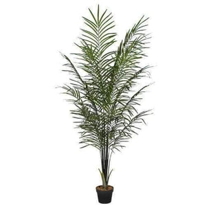 Troncs noirs de palmier Areca artificiel 190cm