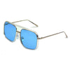 MAGNA | Oversized Pillowed Square Fashion Rim Aviator Design Sunglasses