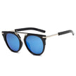 HANOVER | Unisex Fashion Brow-Bar Round Sunglasses