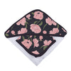 Peonies Hooded Towel and Washcloth Set