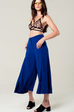 Soutien-gorge triangle en maille florale en noir