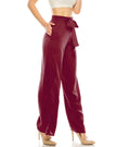 ZIMEGO Pantalon court taille moyenne ou haute, skinny ou jambe large, jupe-culotte