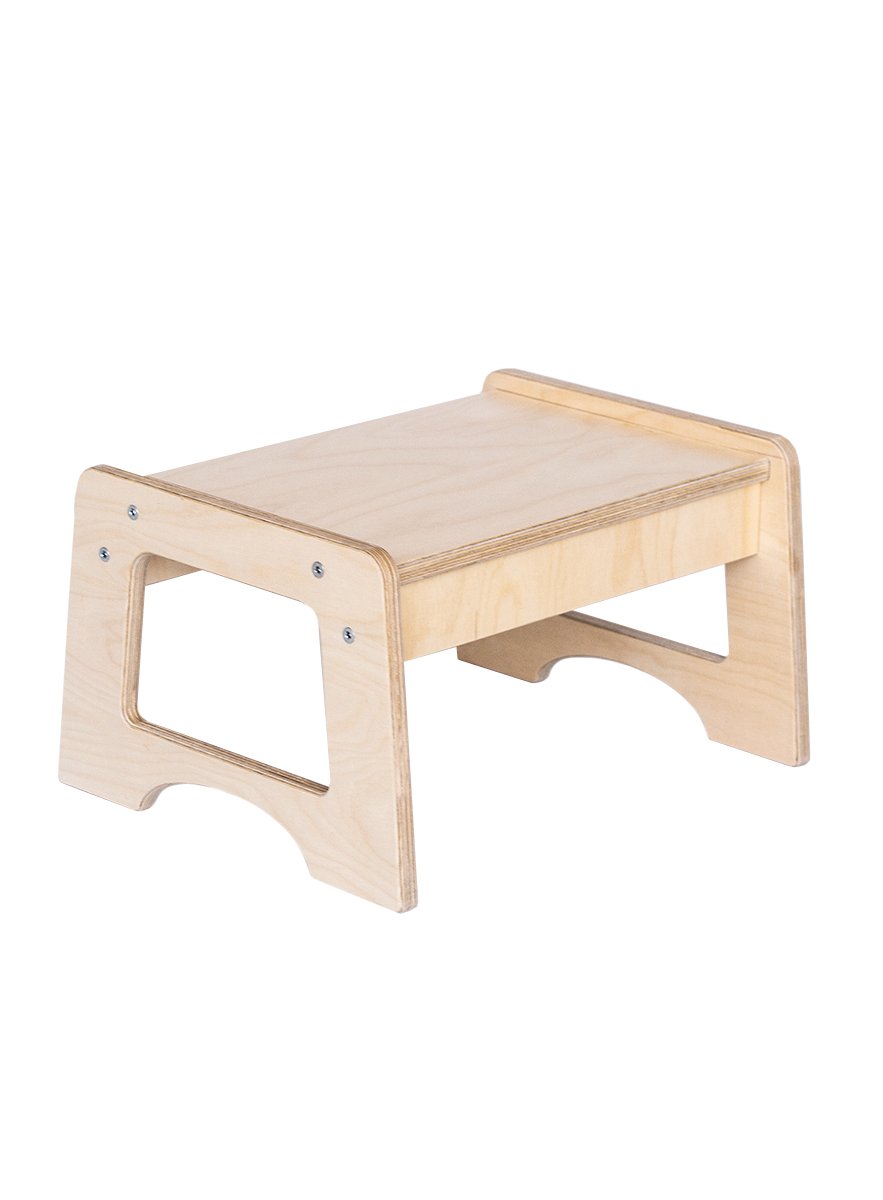 Escabeau pour enfants en bois naturel The Plyman