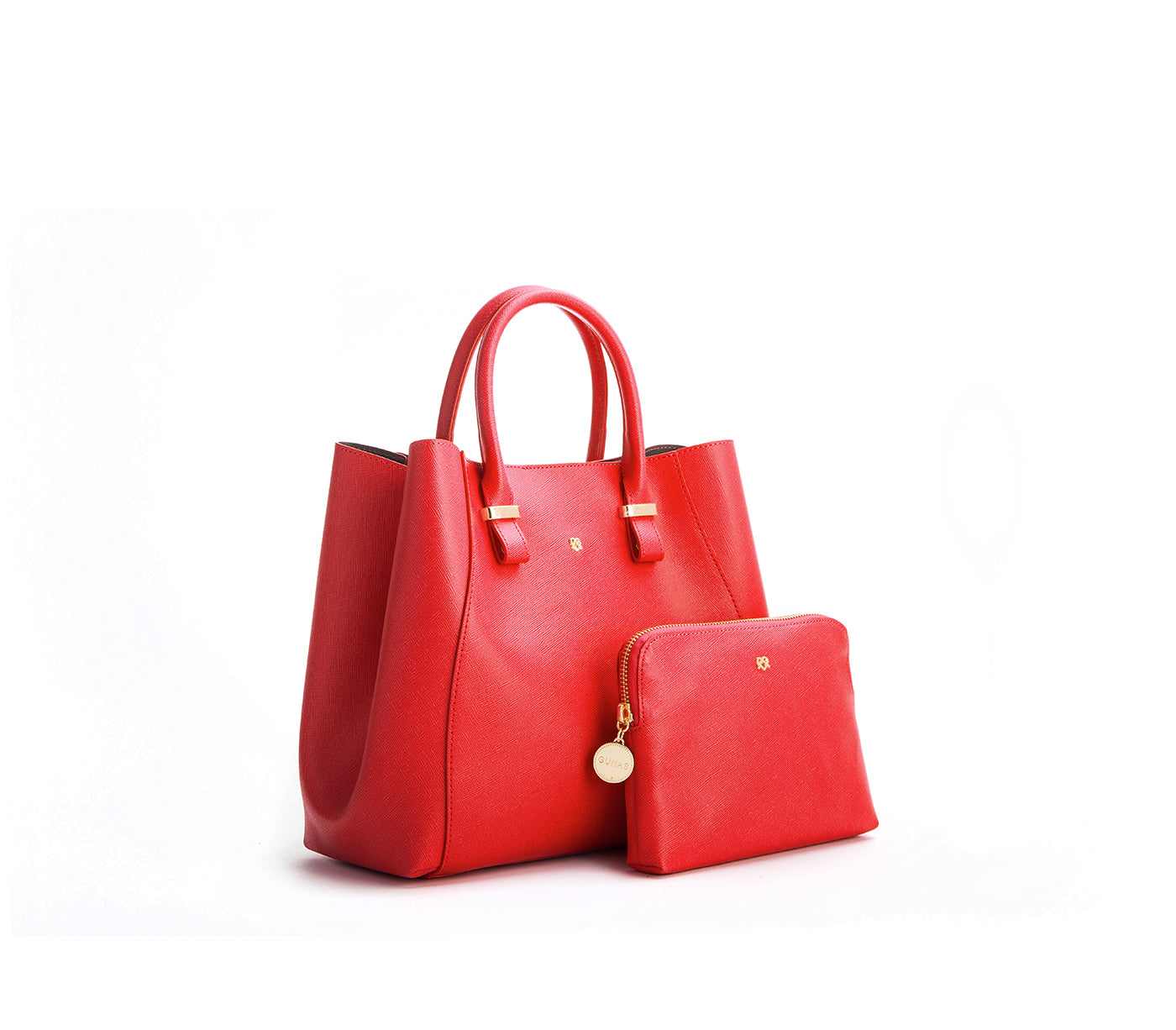 Jane - Red Vegan Leather Satchel