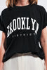 T-shirt Brooklyn en noir