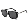 NAPA | Retro Vintage Flat Brow Bar Polarized Square Fashion Sunglasses