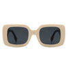 Jadestone - Square Retro Flat Top Fashion Sunglasses