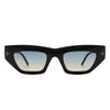 Oceanlux - Women Fashion Square Chunky Retro Chic Cat Eye Sunglasses