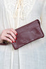 005 - Leather Wallet With Detachable Wristlet