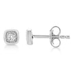 .925 Sterling Silver 1/10 Cttw Miracle-Set Diamond