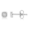 .925 Sterling Silver 1/10 Cttw Miracle-Set Diamond