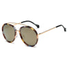 FARMINDALE | Polarized Circle Round Brow-Bar Fashion Sunglasses