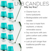 MINT FRAPPE Candle Home Decor Inspiré par les menthes fines et le Frappuccino à la menthe