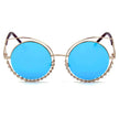 Holland - Pearl-Studded Cut-Out Cat Eye Princess Sunglasses