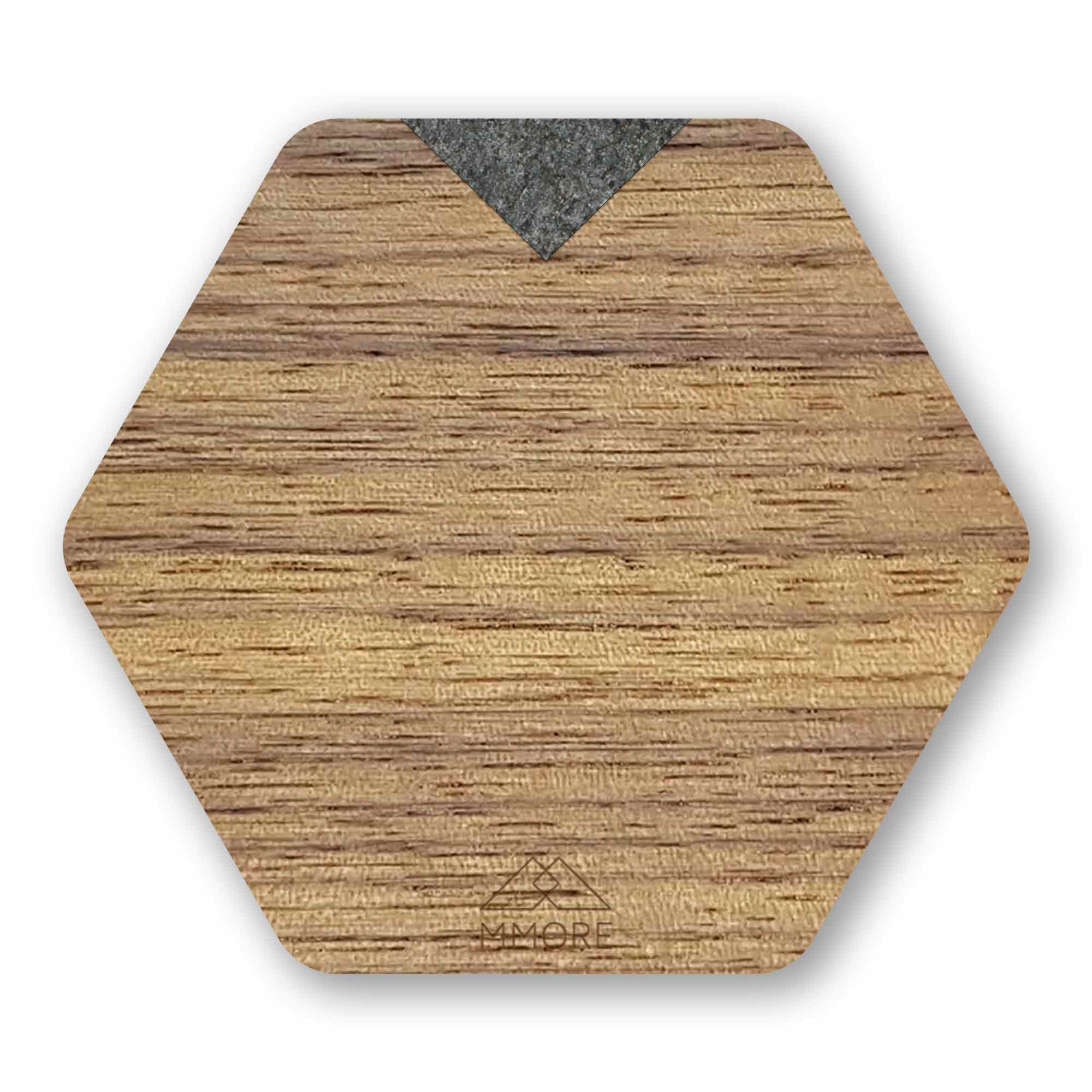 Sous-verres en bois PERSONNALISÉS - Noyer américain / Ensemble de 4 sous-verres