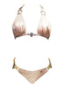 Amber Luxury Top & Tie Side Bottom - Gold