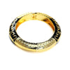 Quaint Quotient Black & Gold  Bangle