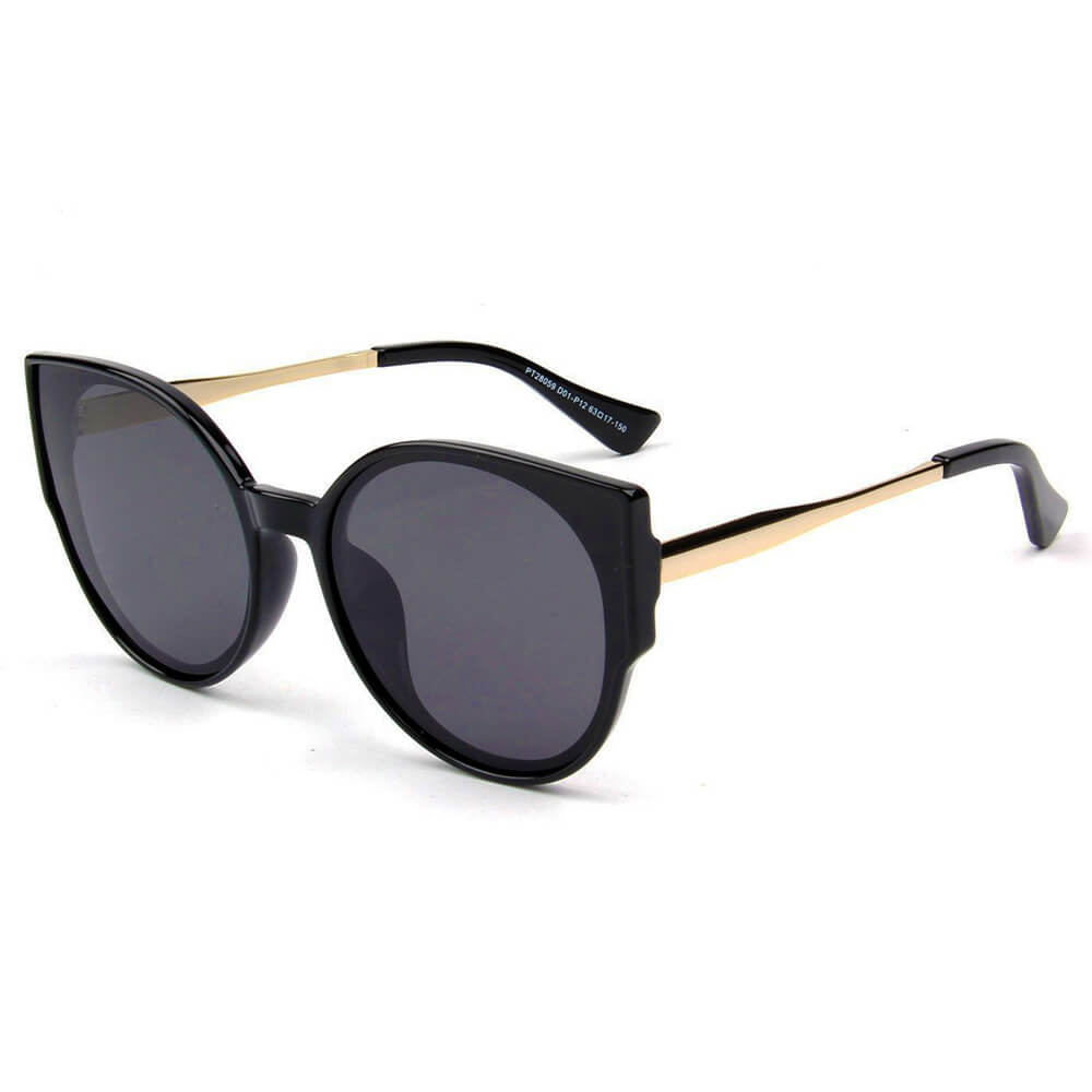 Duisburg - Women Round Cat Eye Polarized Sunglasses