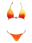 Belle Triangle Top & Skimpy Bottom - Orange