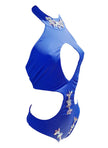 Malibu Rhinestone One Piece - Blue