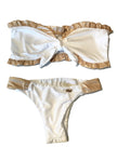 Haut bandeau et bas classique Lexy - Blanc