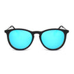 AMES | Retro Vintage Inspired Horned Keyhole Round Sunglasses