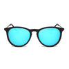 AMES | Retro Vintage Inspired Horned Keyhole Round Sunglasses