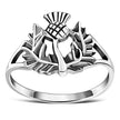 Sterling Silver Thistle Ring