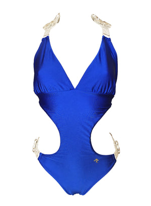 Maillot de bain une pièce Emma - Bleu