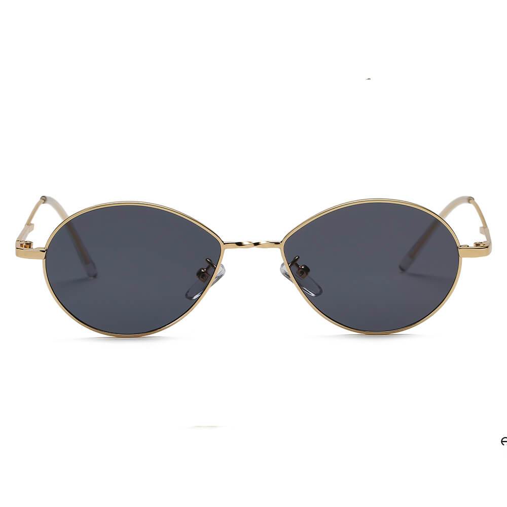 HICKORY | Small Retro Vintage Metal Round Sunglasses