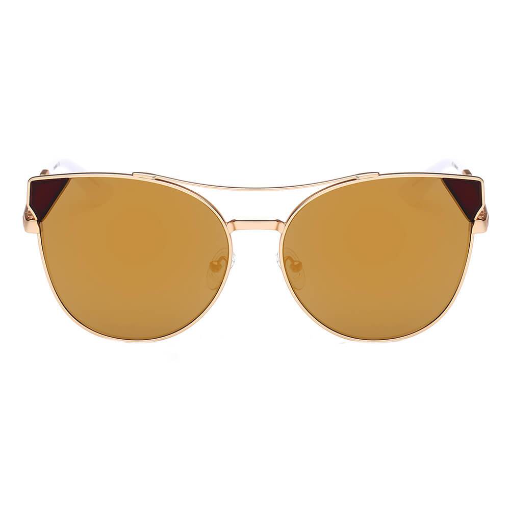 CLARCKSTON | Women's Trendy Mirrored Lens Cat Eye Sunglasses