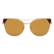 Aspen - Women Trendy Mirrored Lens Cat Eye Sunglasses