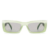 Illumyne - Retro Narrow Rectangle Flat Top Slim Fashion Sunglasses